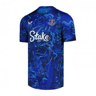 Camiseta Pre Partido del Everton 25-26 Azul