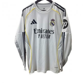 Camiseta Real Madrid 1ª Manga Larga 25-26