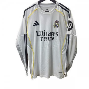 Camiseta Real Madrid 1ª Manga Larga 25-26