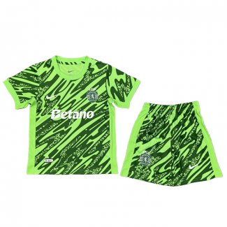 Camiseta Sporting Portero 1ª Nino 25-26