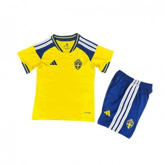 Camiseta Suecia 1ª Nino 2026