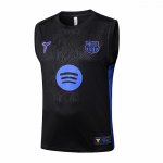 Camiseta de Entrenamiento Barcelona Sin Mangas 25-26 Negro Azul