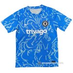 Camiseta de Entrenamiento Chelsea 2022 Azul Claro