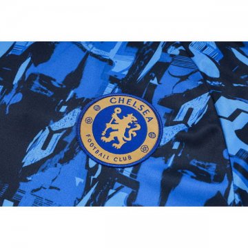 Camiseta de Entrenamiento Chelsea 23-24 Azul