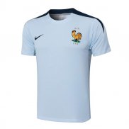 Camiseta de Entrenamiento Francia 24-25 Azul Claro