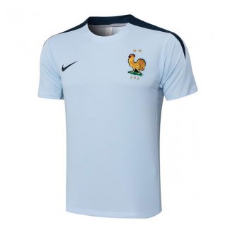 Camiseta de Entrenamiento Francia 24-25 Azul Claro
