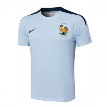 Camiseta de Entrenamiento Francia 24-25 Azul Claro
