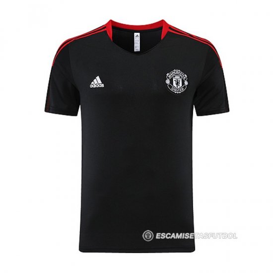 Camiseta de Entrenamiento Manchester United 2023-24 Negro - Haga un click en la imagen para cerrar