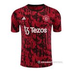 Camiseta de Entrenamiento Manchester United 23-24 Rojo