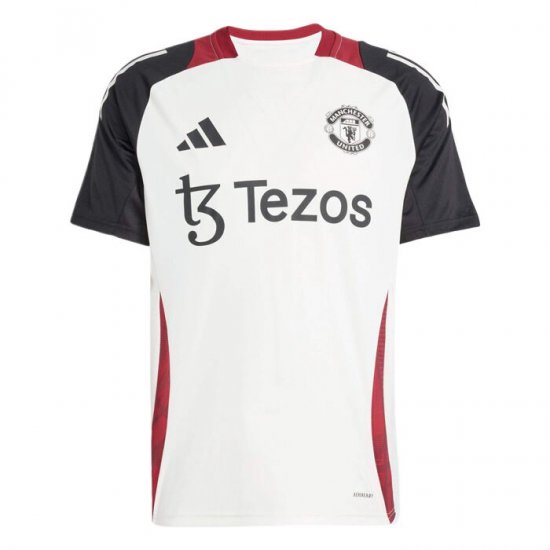 Camiseta de Entrenamiento Manchester United 24-25 Blanco - Haga un click en la imagen para cerrar