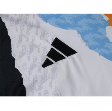 Camiseta de Entrenamiento Real Madrid 24-25 Blanco y Amarillo