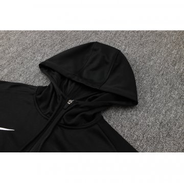 Chandal con Capucha del Barcelona 24-25 Negro