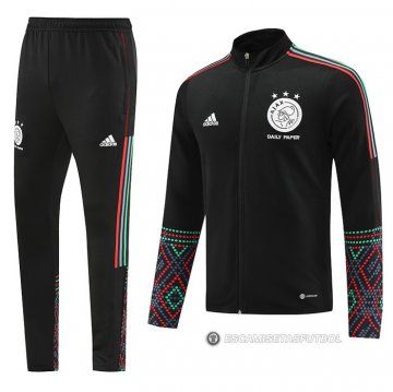 Chandal de Chaqueta del Ajax 22-23 Negro