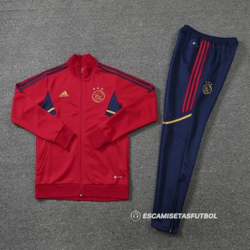 Chandal de Chaqueta del Ajax 22-23 Rojo