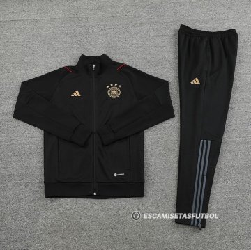Chandal de Chaqueta del Alemania 22-23 Negro