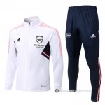 Chandal de Chaqueta del Arsenal Nino 22-23 Blanco