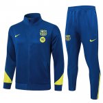 Chandal de Chaqueta del Barcelona 26-27 Azul Amarillo