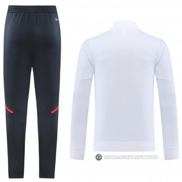 Chandal de Chaqueta del Bayern Munich Nino 22-23 Blanco