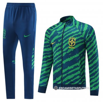 Chandal de Chaqueta del Brasil 2022-23 Verde