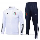 Chandal de Chaqueta del Italia Nino 23-24 Blanco