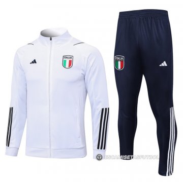 Chandal de Chaqueta del Italia Nino 23-24 Blanco