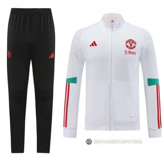 Chandal de Chaqueta del Manchester United 23-24 Blanco