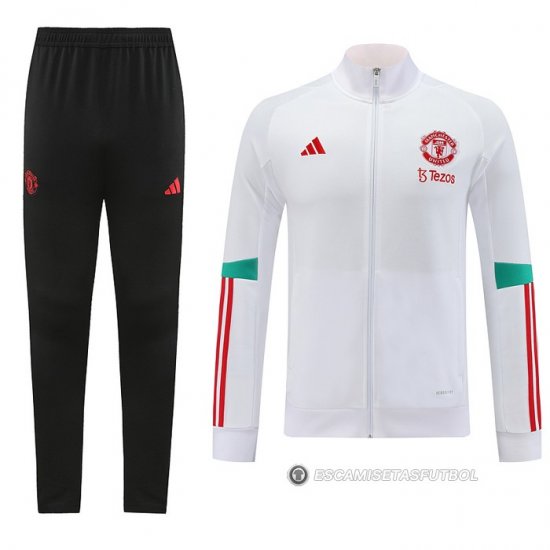 Chandal de Chaqueta del Manchester United 23-24 Blanco - Haga un click en la imagen para cerrar