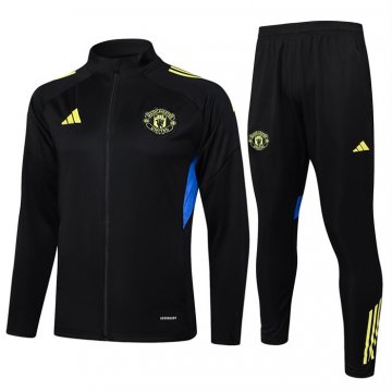 Chandal de Chaqueta del Manchester United 25-26 Negro Amarillo