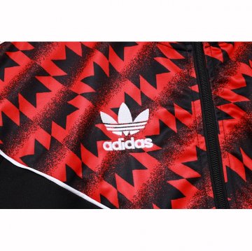 Chandal de Chaqueta del Manchester United Nino 25-26 Negro Rojo