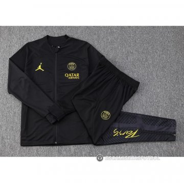 Chandal de Chaqueta del Paris Saint-Germain Jordan 23-24 Negro