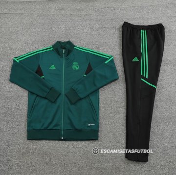 Chandal de Chaqueta del Real Madrid 22-23 Verde