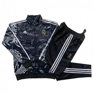Chandal de Chaqueta del Real Madrid Dragon 24-25 Negro