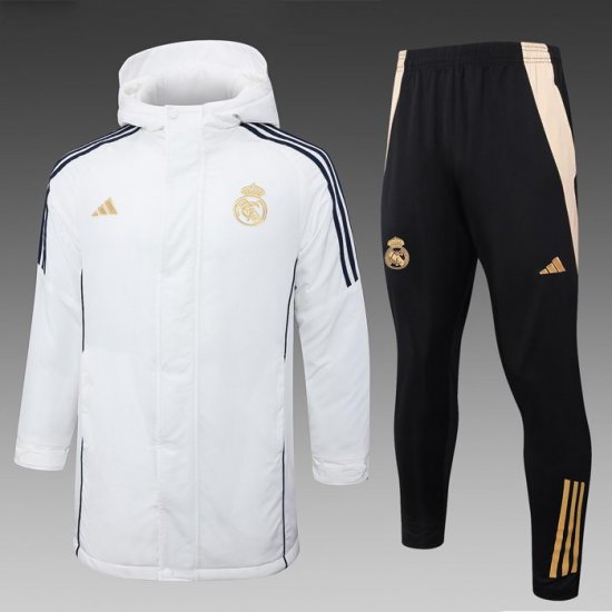 Chandal de Invierno del Real Madrid 24-25 Blanco - Haga un click en la imagen para cerrar