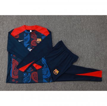Chandal de Sudadera del Barcelona 2024-25 Azul y Rojo