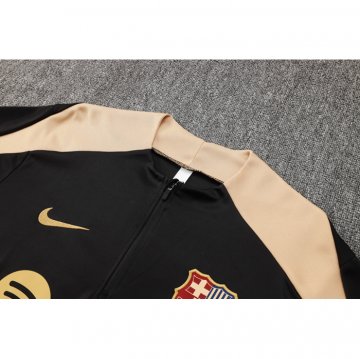 Chandal de Sudadera del Barcelona 24-25 Negro Oro