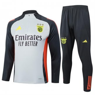 Chandal de Sudadera del Benfica 24-25 Gris