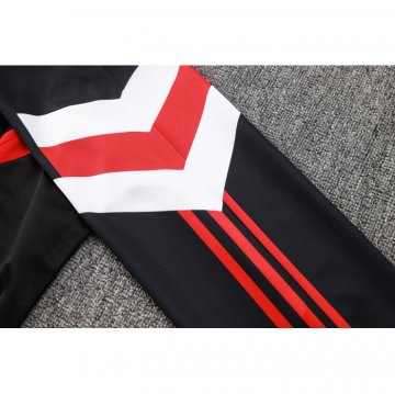 Chandal de Sudadera del Manchester United Nino 2024-25 Negro