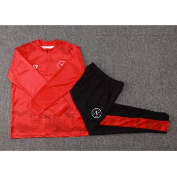 Chandal de Sudadera del Napoli 24-25 Rojo