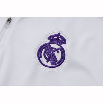 Chandal de Sudadera del Real Madrid 25-26 Blanco Purpura