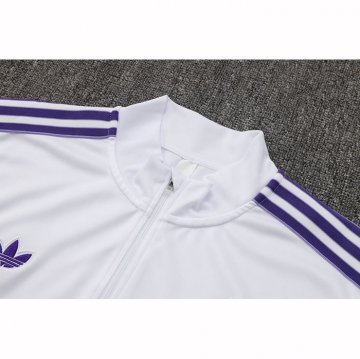 Chandal de Sudadera del Real Madrid 25-26 Blanco Purpura