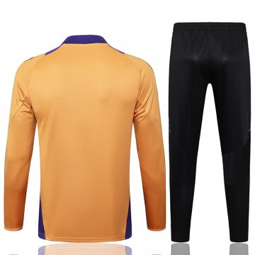 Chandal de Sudadera del Real Madrid Nino 24-25 Amarillo