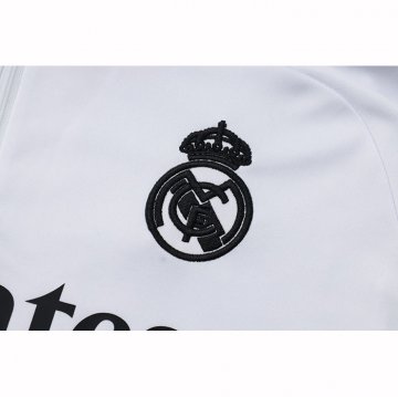 Chandal de Sudadera del Real Madrid Nino 25-26 Blanco