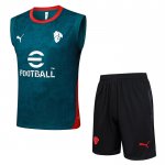 Chandal del AC Milan Sin Mangas 25-26 Verde