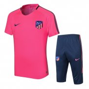 Chandal del Atletico Madrid Manga Corta 17-18 Rosa