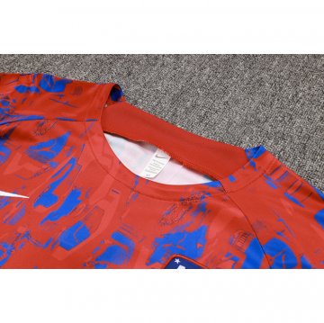 Chandal del Atletico Madrid Manga Corta 2023-24 Rojo - Pantalon Corto