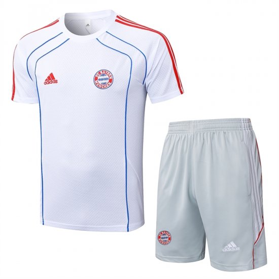 Chandal del Bayern Munich Manga Corta 25-26 Blanco - Pantalon Corto - Haga un click en la imagen para cerrar