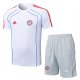 Chandal del Bayern Munich Manga Corta 25-26 Blanco - Pantalon Corto