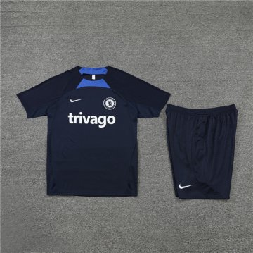 Chandal del Chelsea Manga Corta 2022-23 Negro - Pantalon Corto