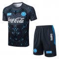 Chandal del Napoli Manga Corta 25-26 Negro - Pantalon Corto