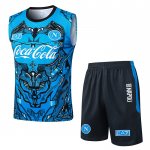 Chandal del Napoli Sin Mangas 25-26 Azul